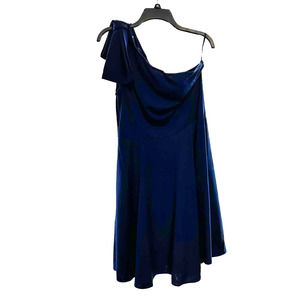Jasambac NWT Women's Bow One Shoulder Dress with Pockets | Size XL